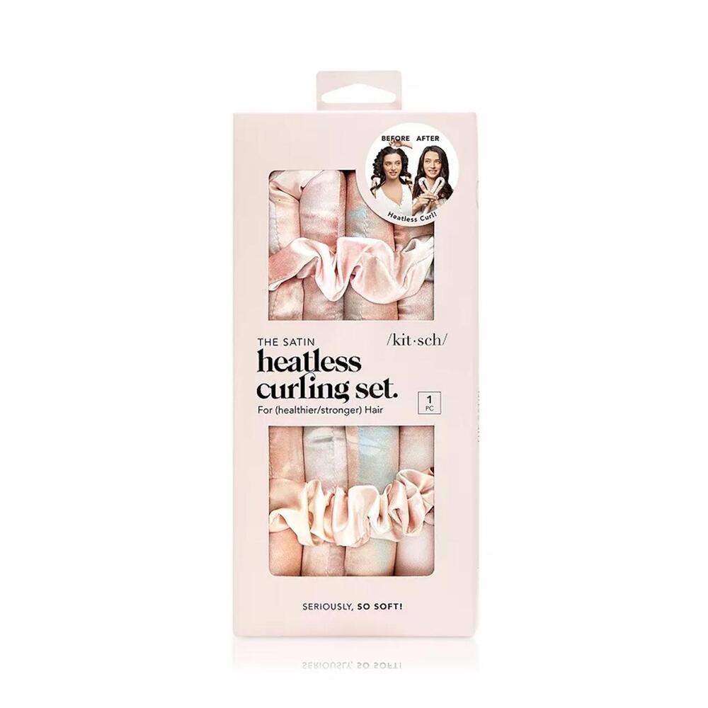 Satin Heatless Hair Curler Set - Bundle includes 2 Sets